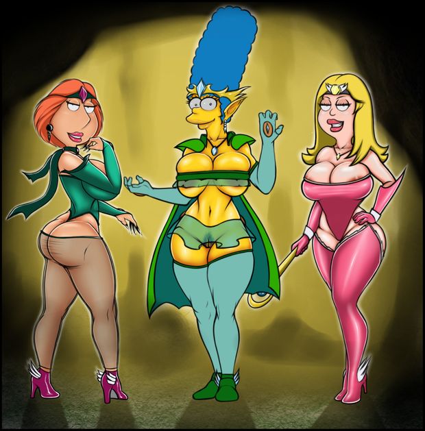 the simpsons marge simpson francine smith lois griffin sherlock12 tagme