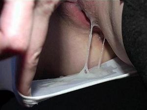 Cum in her panties