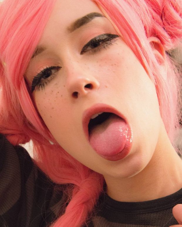She's ready ahegao