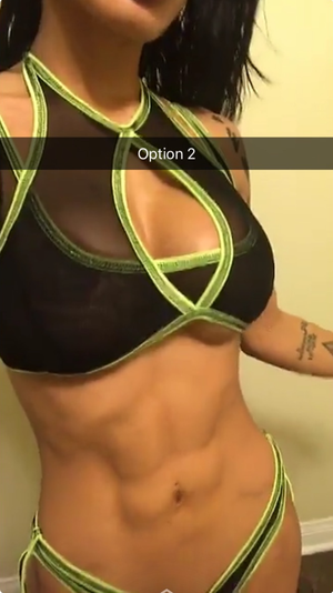 Amia will wear whatever you want on Snapchat if you pay her enough, what a whore!