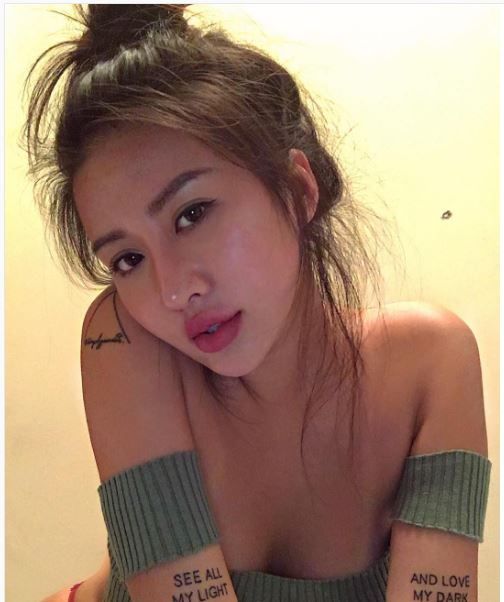 carina linn sexy tattooed asian