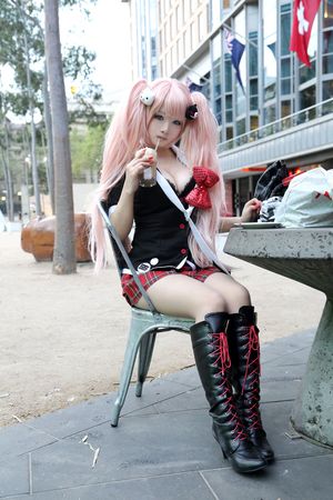 Danganronpa's Enoshima Junko Cosplay by Claire (aka Akira, Aki, BBChibi)