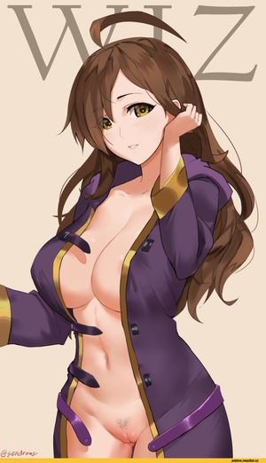 sendrawz,Anime Art,Аниме арт, Аниме-арт,Anime,Аниме,Wiz (konosuba),Kono Subarashii Sekai ni Shukufuku wo!,Anime Ero Pussy,Anime Ero,Взрослые Няшки,Kyonyuu
