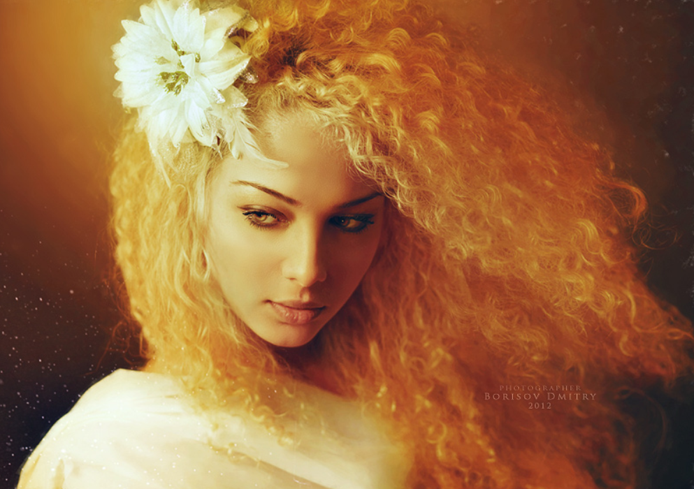 The Flaming Golden Curls of Russian Model Olesya