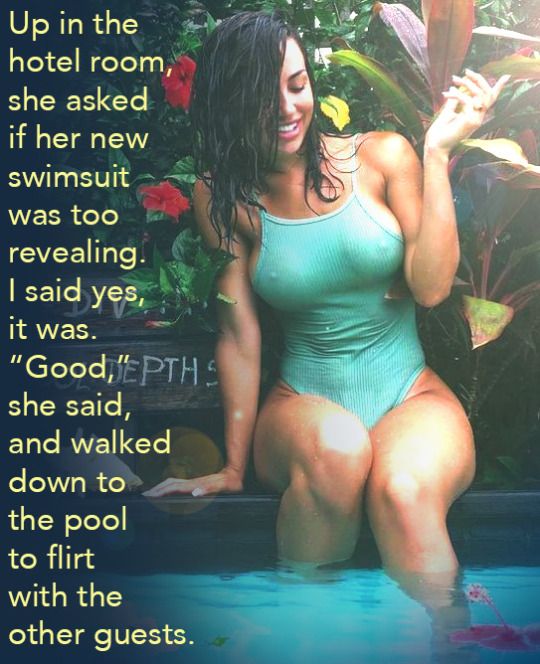 her new swimsuit