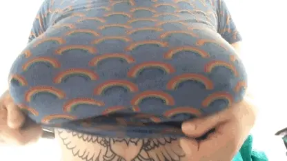 Flashing Her Perfect Tits