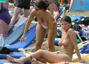 She catches the camera