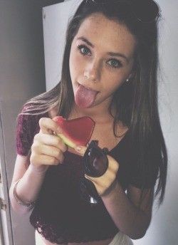 Hot brunette teen