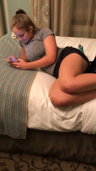 Big blonde ass