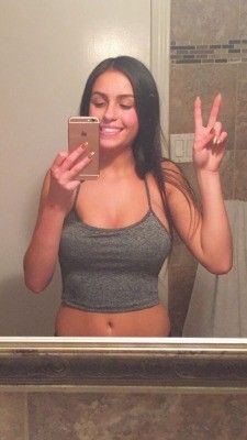 Hot nice body brunette