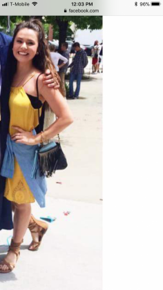 Kierra Lindsey is looking sexy as hell in yellow dress with big boobs and black under shirt