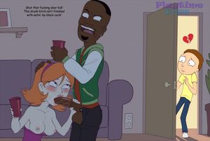 Jessica blows Brad in front of Morty