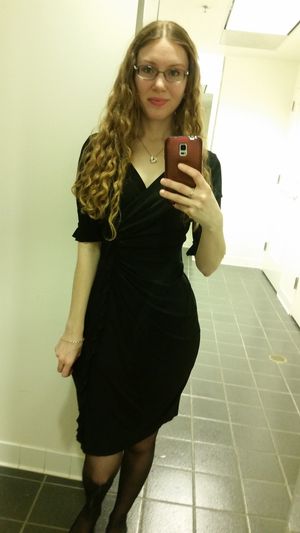 Sexy Sarah selfie at work...