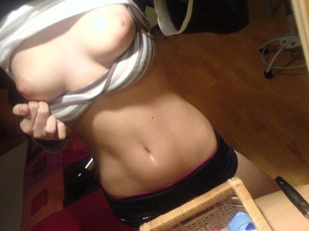 Shy selfie