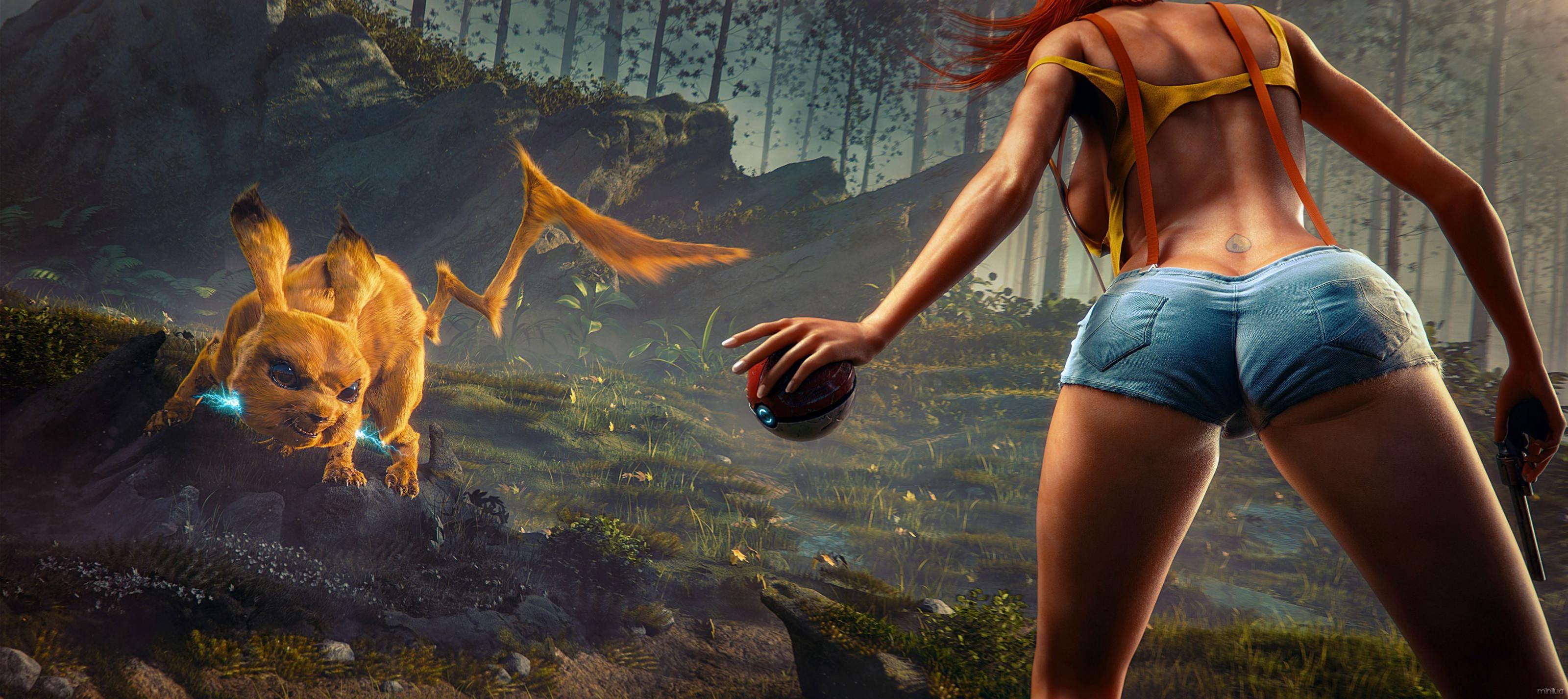Misty vs Pikachu
