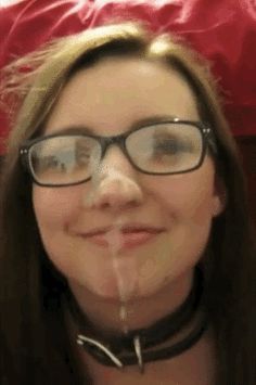 Teen facial with glasses