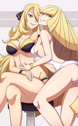 Cynthia & Lusamine - Pokemon