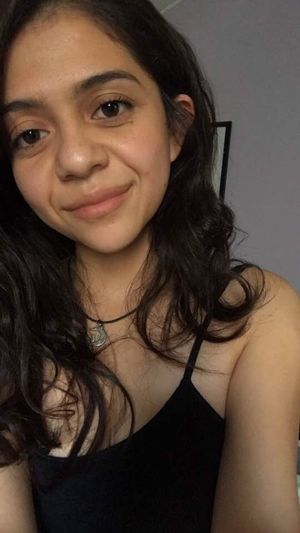 Janice in selfie she sent me. She is 4' 11" and 100 lbs. No one else knows she secretly wants to be tied, gagged and taken by a man.