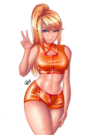 COMMISSION - Zero Suit Samus (Zero Mission) by itftjte