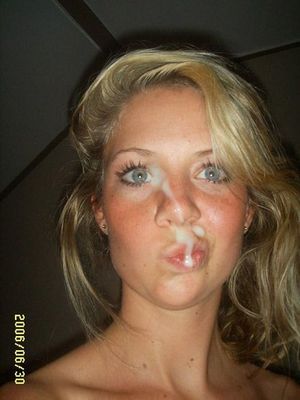 Amazing facial cumshot