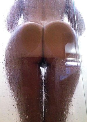 Ass on the glass