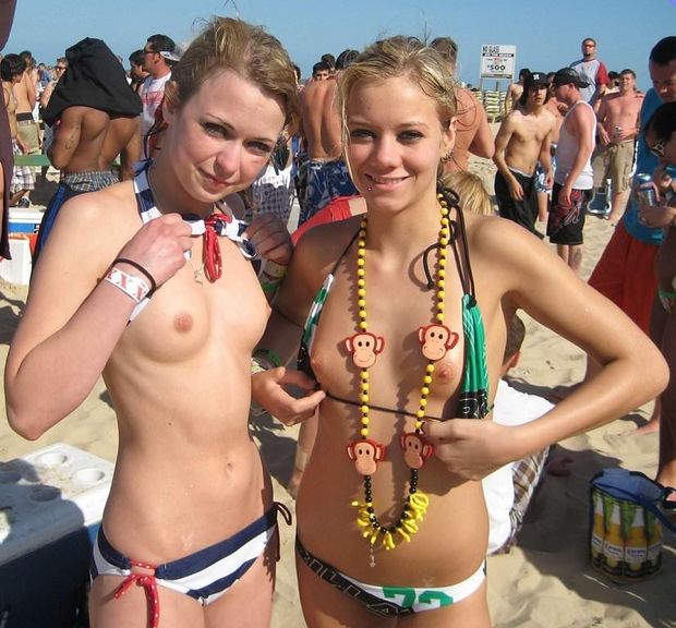 tiny titties at spring break