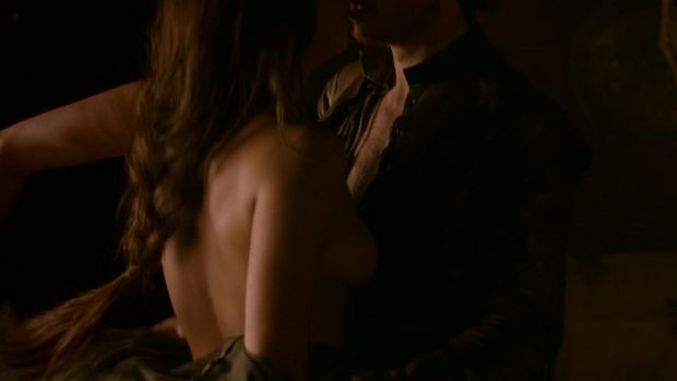sexy celebrity Oona Chaplin sex scene from Game of Thrones