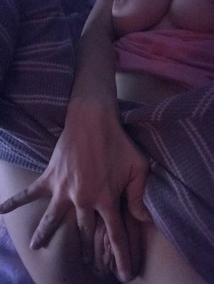 Janice showing off wet pussy in another selfie she sent me.