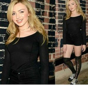 Peyton list is looking sexy as hell with big boobs in see thru shirt revealing her bra
