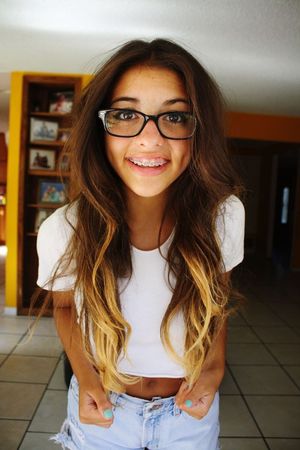 Braces with glasses
