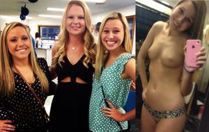 big smile blonde on off