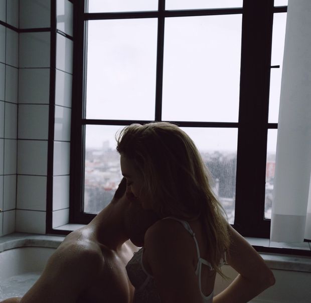 Peyton list is looking sexy as hell with big boobs in white lingerie