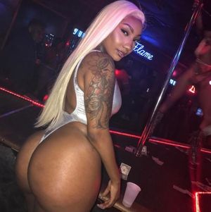 Thick Ebony Stripper Booty