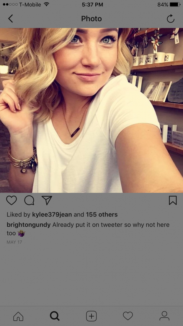 Brighton Gunderson is looking sexy as hell