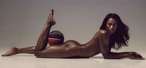 Sport - black Women nude with ball *visit roentgen01*