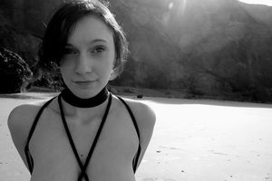 Cannon Beach, OR Feb 03, 2016 Shane Gardener Shibari shoot