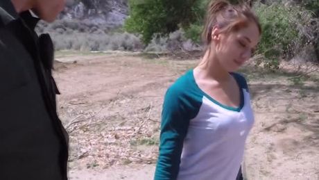 Border officer sex with a sneaky stripper