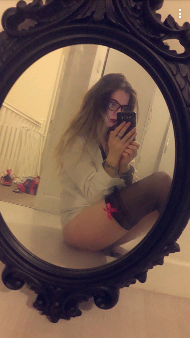 Naughty blonde