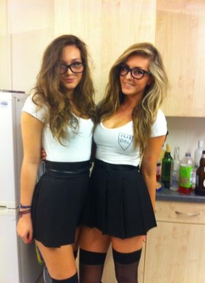 matching in glasses