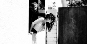 This one almost got away... Now she's learning a lesson in front of the neighbours.