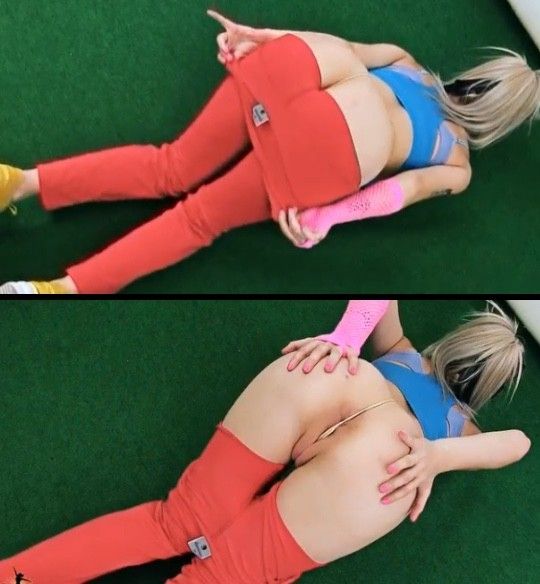 Rachel’s yoga session