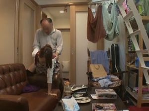 Dirty Old Man And Domesticity Service Woman