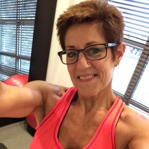 Slim athletic mature