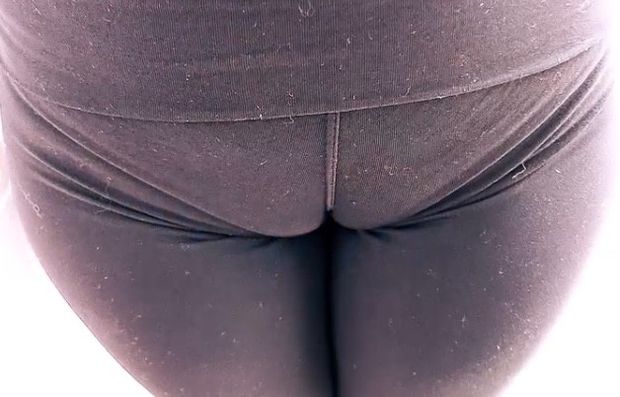 Yasmin visible thong line