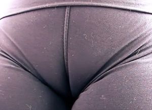 Yasmin visible thong line