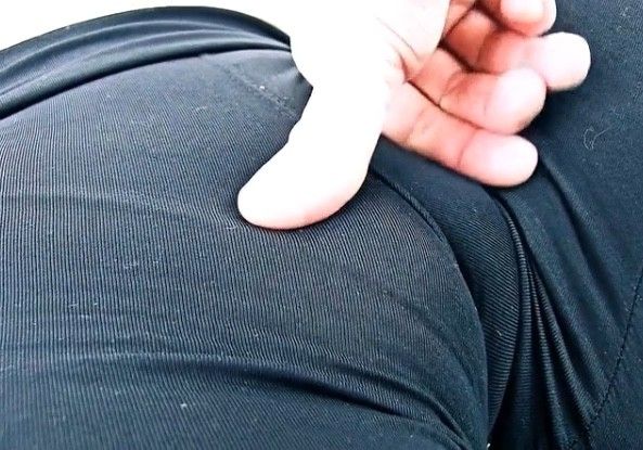 Yasmin visible thong line