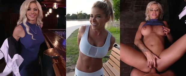 Jessa Rhodes shows off in public