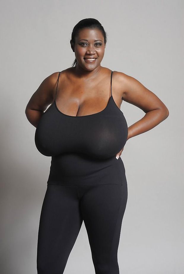 Black lady in black