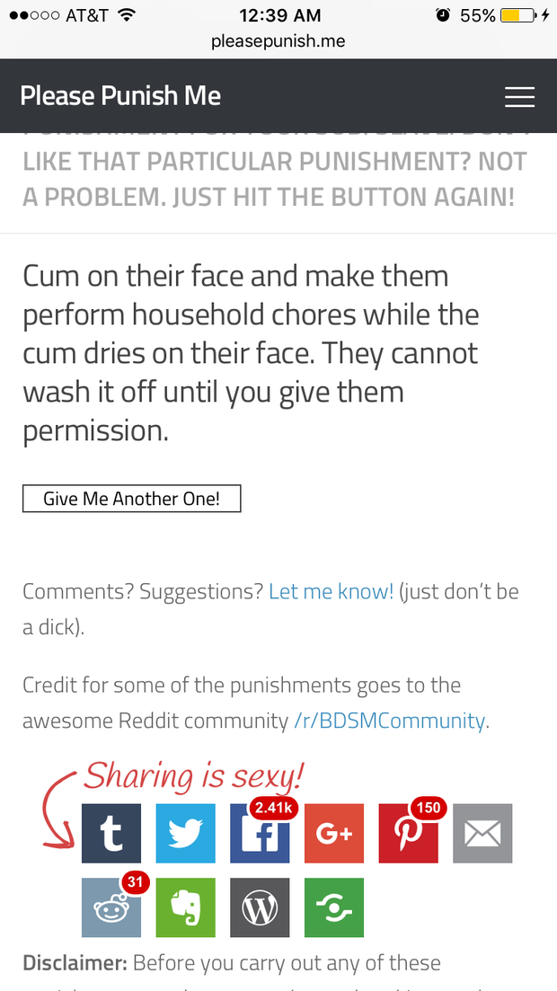 punishment