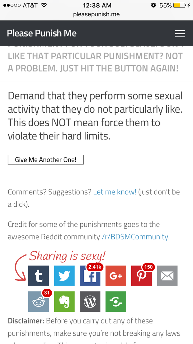 punishment